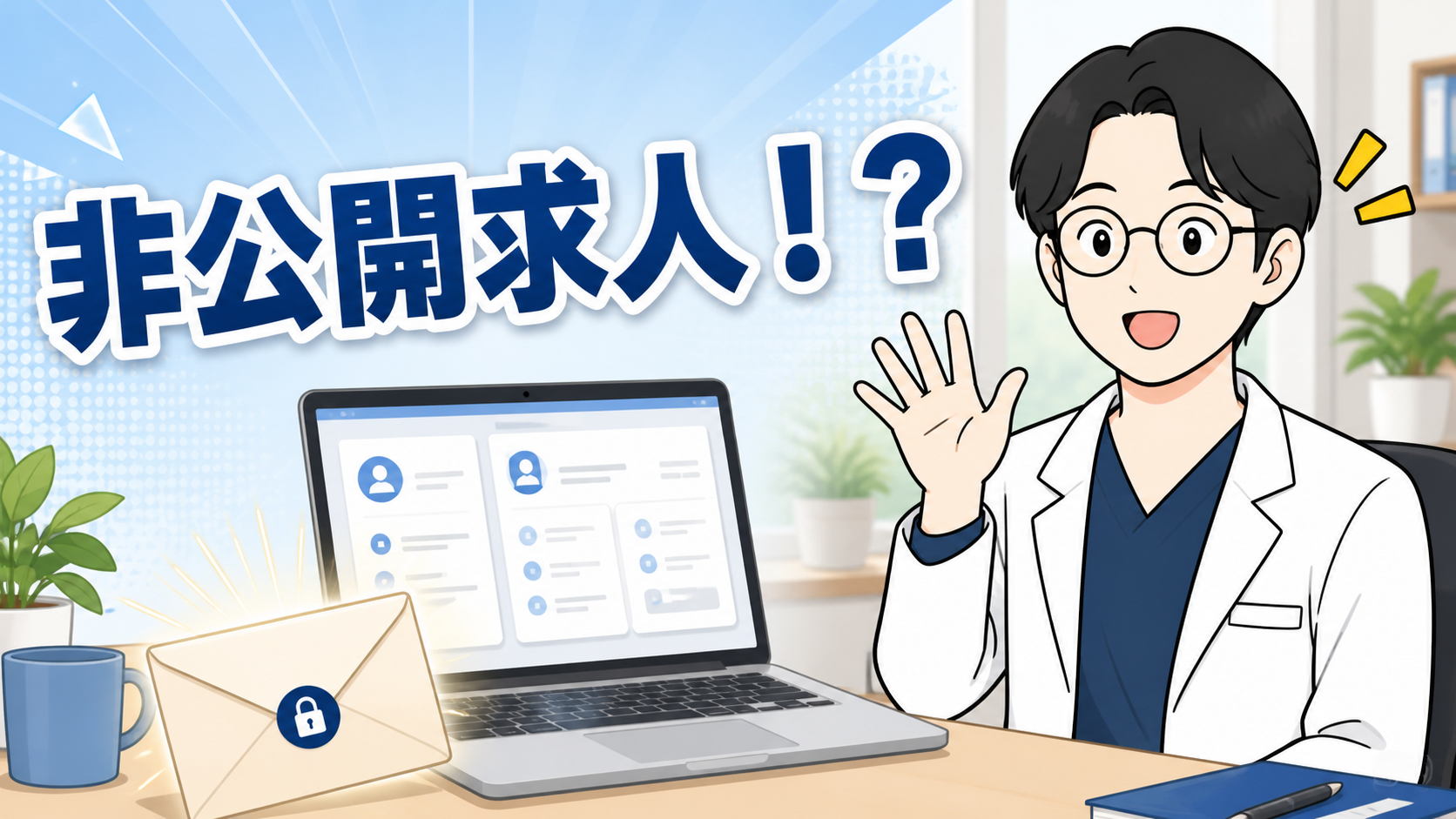 非公開求人に驚くコツコツDR